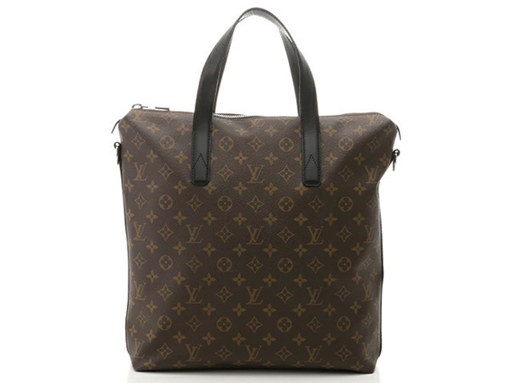 LOUIS VUITTON Kitan Tote Bag Monogram Macassar Brown
